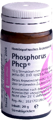 PHOSPHORUS PHCP Globuli 20 g von PH�NIX LABORATORIUM GmbH