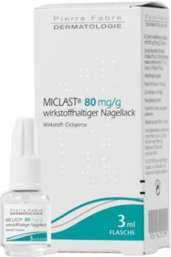 MICLAST 80 mg/g wirkstoffhaltiger Nagellack 3 ml von PIERRE FABRE DERMO KOSMETIK GmbH
