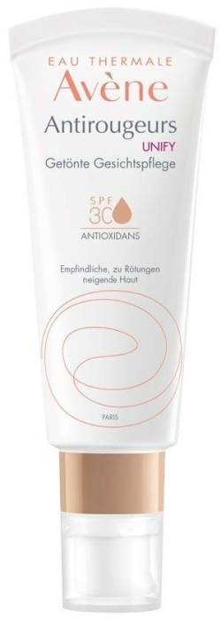 Avene Antirougeurs UNIFY getönte Gesichtspflege SPF 30 40ml Creme von PIERRE FABRE DERMO KOSMETIK