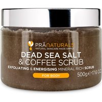 PraNaturals Körperpeeling mit Salz aus dem Toten Meer & Kaffee von PRANATURALS