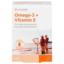 LIVSANE Omega-3+Vitamin E NEU Weichkapseln 83 g von PXG Pharma GmbH
