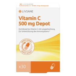 LIVSANE Vitamin C 500 mg Depot Kapseln 20 g von PXG Pharma GmbH