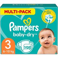 Pampers Windeln Größe 3 (6-10kg) Baby-Dry, Midi, Monatsbox von Pampers