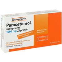 Paracetamol ratiopharm 1000mg ZÃ¤pfchen von Paracetamol-ratiopharm