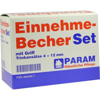 EINNEHMEBECHER Kunststoff Set 4+12 mm m.Griff von Param GmbH