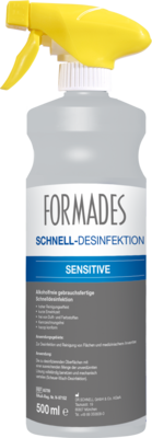 FORMADES Schnelldesinfektion Sensitive Spr�hfl. 500 ml von Param GmbH