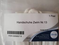 HANDSCHUHE Zwirn Gr.13 2 St von Param GmbH