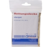 RETTUNGSDECKE gold/silber 1 St von Param GmbH