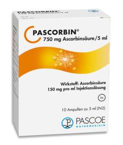 PASCORBIN Injektionsl�sung Ampullen 100X5 ml von Pascoe pharmazeutische Pr�parate GmbH