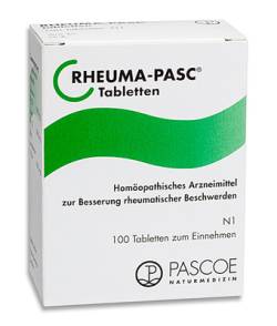 RHEUMA PASC Tabletten 100 St von Pascoe pharmazeutische Pr�parate GmbH