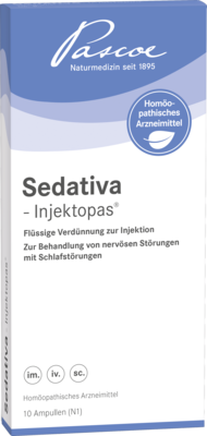 SEDATIVA-Injektopas Injektionsl�sung 10X2 ml von Pascoe pharmazeutische Pr�parate GmbH