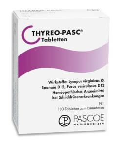 THYREO PASC Tabletten 100 St von Pascoe pharmazeutische Pr�parate GmbH