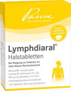 Lymphdiaral Halstabletten von Pascoe pharmazeutische Präparate GmbH