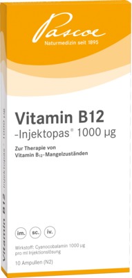 Vitamin B12 Injektopas 1.000 µg von Pascoe pharmazeutische Präparate GmbH