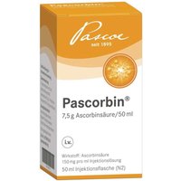 Pascorbin 7,5 g AscorbinsÃ¤ure/50ml Inj.-LÃ¶sung von Pascorbin