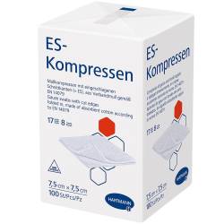 ES-KOMPRESSEN unsteril 7,5x7,5 cm 8fach von Paul Hartmann AG