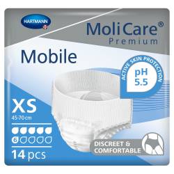 MOLICARE Premium Mobile 6 Tropfen Gr.XS 14 St ohne von Paul Hartmann AG