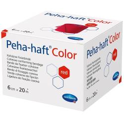 PEHA-HAFT Color Fixierbinde latexfrei 6 cmx20 m rot von Paul Hartmann AG