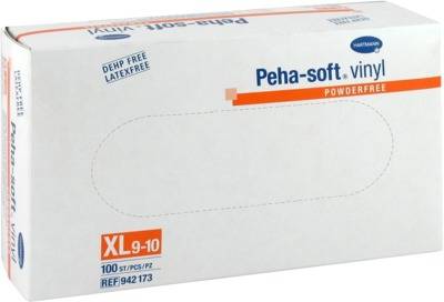 Peha-soft vinyl Untersuchungshandschuhe unsteril puderfrei XL von Paul Hartmann AG