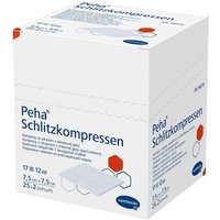 Peha® Schlitzkompressen steril 7,5 x 7,5 cm von Peha