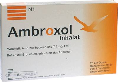 AMBROXOL Inhalat L�sung f�r einen Vernebler 20X2 ml von Penta Arzneimittel GmbH