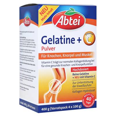 "ABTEI Gelatine Plus Vitamin C Pulver 400 Gramm" von "Perrigo Deutschland GmbH"