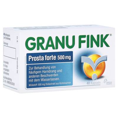 "GRANU FINK Prosta forte 500mg Hartkapseln 40 Stück" von "Perrigo Deutschland GmbH"
