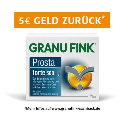 "GRANU FINK Prosta forte 500mg Hartkapseln 80 Stück" von "Perrigo Deutschland GmbH"