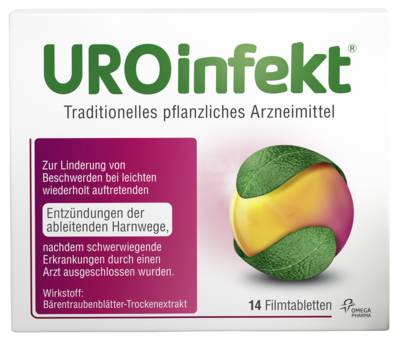 UROINFEKT 864 mg Filmtabletten 14 St von Perrigo Deutschland GmbH