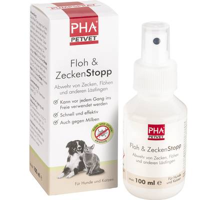PHA Floh & ZeckenStopp Pumpspray f.Hunde/Katzen 100 ml von PetVet GmbH