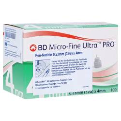 "BD MICRO-FINE ULTRA Pro Pen-Nadeln 0,23x4 mm 32 G 100 Stück" von "Pharma Gerke Arzneimittelvertriebs GmbH"