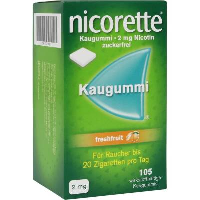 Nicorette 2mg freshfruit von Pharma Gerke Arzneimittelvertriebs GmbH