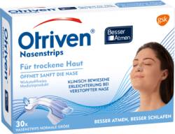 OTRIVEN Besser Atmen Nasenstrips normal transp. 30 St von Pharma Netzwerk PNW GmbH