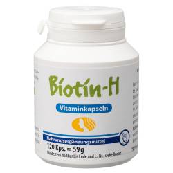 "BIOTIN H Vitaminkapseln 120 Stück" von "Pharma Peter GmbH"