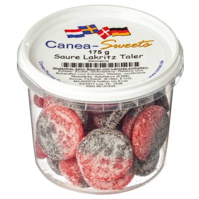 Canea-Sweets Saure Lakritz Taler von Pharma Peter GmbH