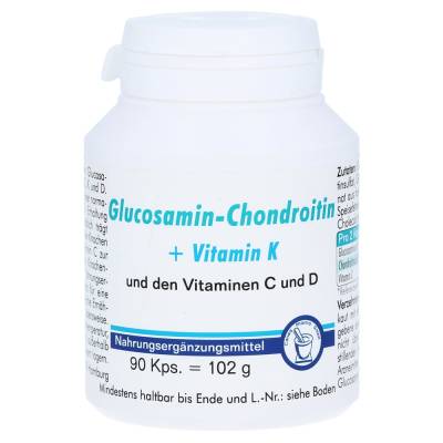 "GLUCOSAMIN-CHONDROITIN+Vitamin K Kapseln 90 Stück" von "Pharma Peter GmbH"