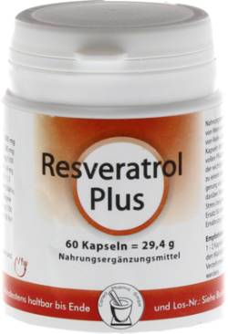 RESVERATROL PLUS Kapseln 29,4 g von Pharma Peter GmbH