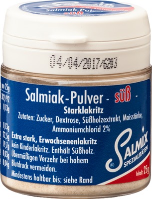 Salmix Salmiakpulver Süß von Pharma Peter GmbH