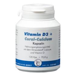 "VITAMIN D3+CORAL Calcium Kapseln 120 Stück" von "Pharma Peter GmbH"
