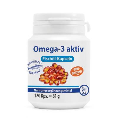 omega-3 aktiv Fischöl-Kapseln von Pharma Peter GmbH