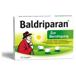 "BALDRIPARAN zur Beruhigung überzogene Tabletten 30 Stück" von "PharmaSGP GmbH"