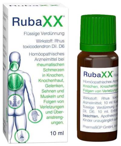 RubaXX Tropfen bei rheumatischen Schmerzen 10 ml Tropfen von PharmaSGP GmbH