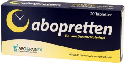 ABOPRETTEN Tabletten 20 St von Pharmachem GmbH & Co. KG