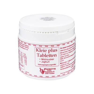 "KLEIE PLUS Weizenkleie Tabletten 300 Stück" von "Pharmadrog GmbH"