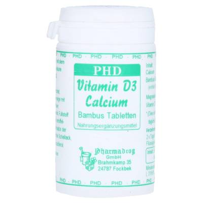 "VITAMIN D3 CALCIUM Bambus Tabletten 84 Stück" von "Pharmadrog GmbH"