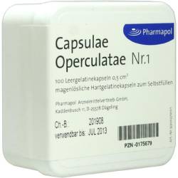 CAPSULAE Operculatae Kapseln Nr.1 0,5 100 St von Pharmapol Arzneimittelvertrieb-GmbH