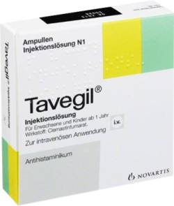 TAVEGIL Injektionsl�sung 2 mg/2 ml Ampullen 5X2 ml von Pharmore GmbH