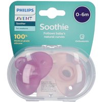 Avent Schnuller Soothie Girl +0 Monate (Farbe nicht wählbar) von Philips