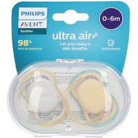 Avent Ultra Air Schnuller 0-6 Monate (Farbe nicht wählbar) von Philips