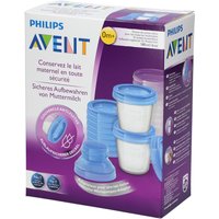 Philips Avent 10 Gläser zur Aufbewahrung von Muttermilch von Philips